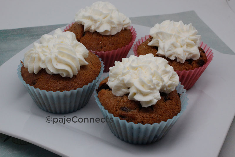 Cupcakes IG bas aux pépites de chocolat