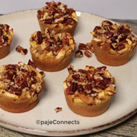 Muffins pommes-noisettes IG bas