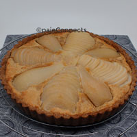 Tarte amandine aux poires IG bas