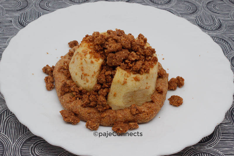 Tartelettes rustiques aux pommes et crumble IG bas