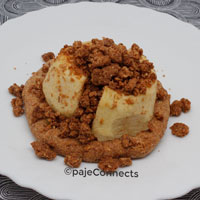 Tartelettes rustiques aux pommes et crumble IG bas